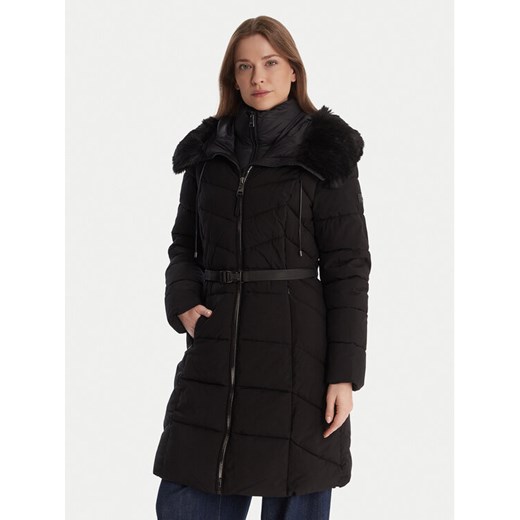 DKNY Kurtka zimowa DLEMPU15 Czarny Regular Fit ze sklepu MODIVO w kategorii Kurtki damskie - zdjęcie 187188138