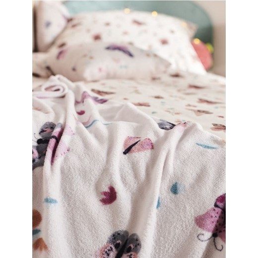 Sinsay - Koc - różowy Sinsay One Size Sinsay