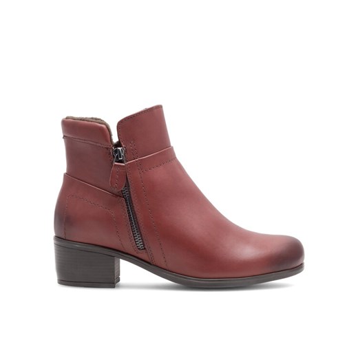 Botki Go Soft EST-GUSTA-11 Bordowy ze sklepu eobuwie.pl w kategorii Botki - zdjęcie 187190296