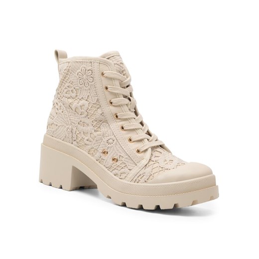 Trzewiki DeeZee WS5512-01 Beżowy - id: 5905588440079 - marki DeeZee - 187190355 Trzewiki DeeZee WS5512-01 Beżowy ze sklepu eobuwie.pl w kategorii Workery damskie - zdjęcie 187190355