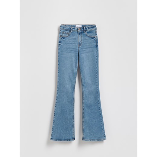 Reserved - Jeansy flare bootcut - niebieski Reserved 38 Reserved