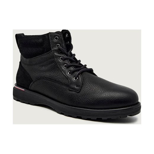 Tommy Hilfiger Skórzane buty wysokie CORPORATE ze sklepu Gomez Fashion Store w kategorii Buty zimowe męskie - zdjęcie 187192706