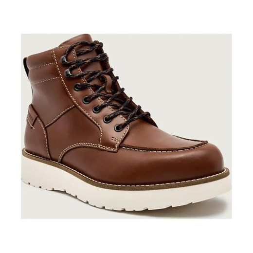 Tommy Hilfiger Skórzane buty wysokie AMERICAN ze sklepu Gomez Fashion Store w kategorii Buty zimowe męskie - zdjęcie 187192718