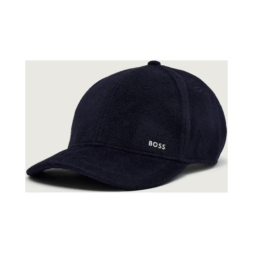 BOSS BLACK Wełniana bejsbolówka Zed-WO-PW | z dodatkiem jedwabiu - id: BB255M000081404 - marki BOSS HUGO BOSS - 187192735 BOSS BLACK Wełniana bejsbolówka Zed-WO-PW | z dodatkiem jedwabiu ze sklepu Gomez Fashion Store w kategorii Czapki z daszkiem męskie - zdjęcie 187192735