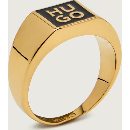 HUGO Sygnet E-STACKEDLOGO2 ze sklepu Gomez Fashion Store w kategorii Sygnety - zdjęcie 187192778
