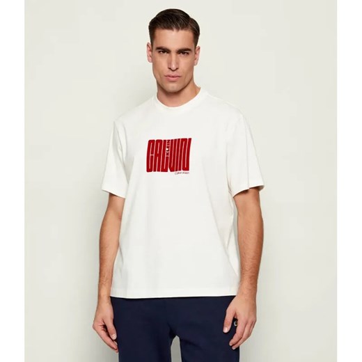 Calvin Klein T-shirt | Regular Fit - id: CK261M000050F31 - marki Calvin Klein - 187192867 Calvin Klein T-shirt | Regular Fit ze sklepu Gomez Fashion Store w kategorii T-shirty męskie - zdjęcie 187192867