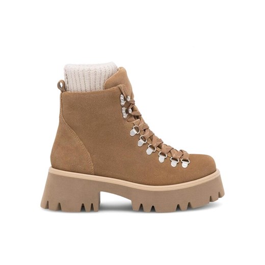 Trapery Lasocki RST-HOBBY-02 Beżowy ze sklepu eobuwie.pl w kategorii Workery damskie - zdjęcie 187196869