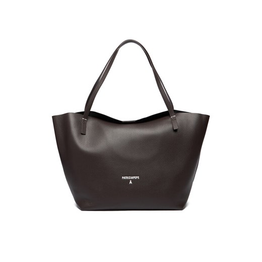 Torebka Patrizia Pepe Borsa 2B0130/L148-B856 Brązowy ze sklepu eobuwie.pl w kategorii Torby Shopper bag - zdjęcie 187196877