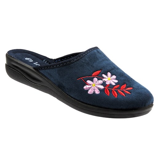 Wygodne kapcie damskie granatowe INBLU CF-8F ze sklepu ulubioneobuwie w kategorii Kapcie damskie - zdjęcie 187198047