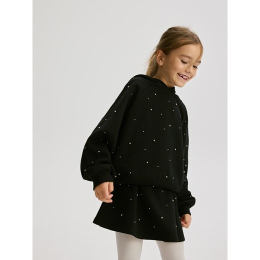 Reserved - Spódnica z aplikacją - czarny ze sklepu Reserved w kategorii Spódnice dziewczęce - zdjęcie 187198237