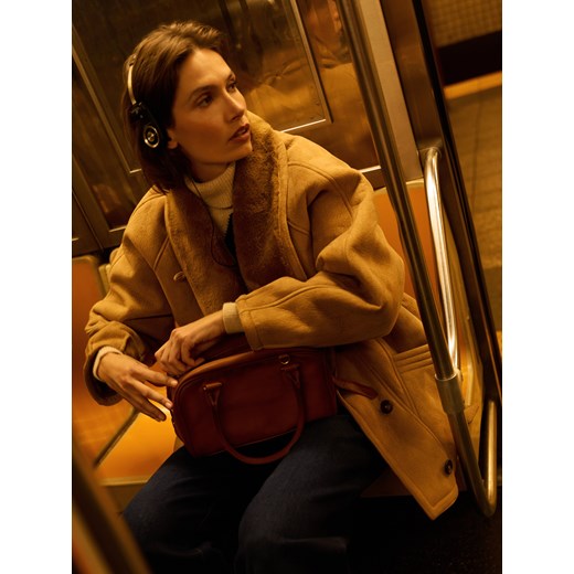 Reserved - Torebka na ramię - brązowy ze sklepu Reserved w kategorii Kuferki - zdjęcie 187198355