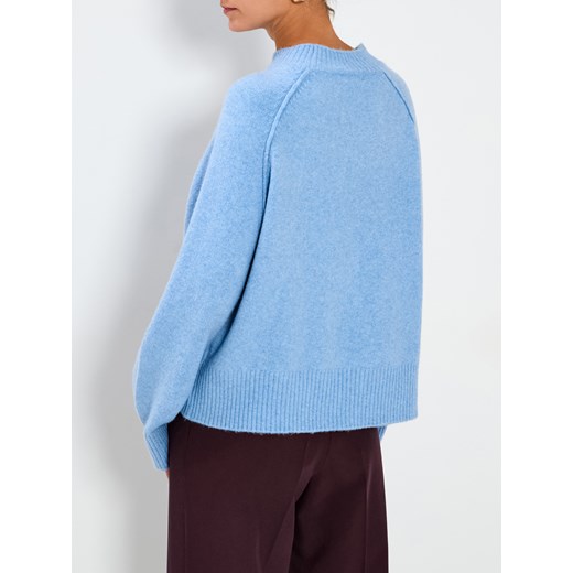 Sinsay - Sweter basic - niebieski Sinsay M Sinsay