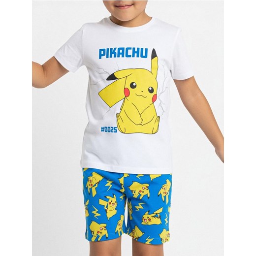 Sinsay - Bawełniana piżama dwuczęściowa Pokémon - biały ze sklepu Sinsay w kategorii Piżamy dziecięce - zdjęcie 187200148