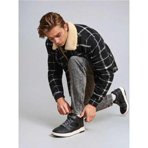 Sinsay - Trampki za kostkę - czarny ze sklepu Sinsay w kategorii Trampki męskie - zdjęcie 187200149