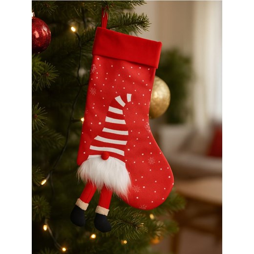 Sinsay - Dekoracyjna skarpeta świąteczna z motywem skrzata - wielobarwny ze sklepu Sinsay w kategorii Dekoracje bożonarodzeniowe - zdjęcie 187200278