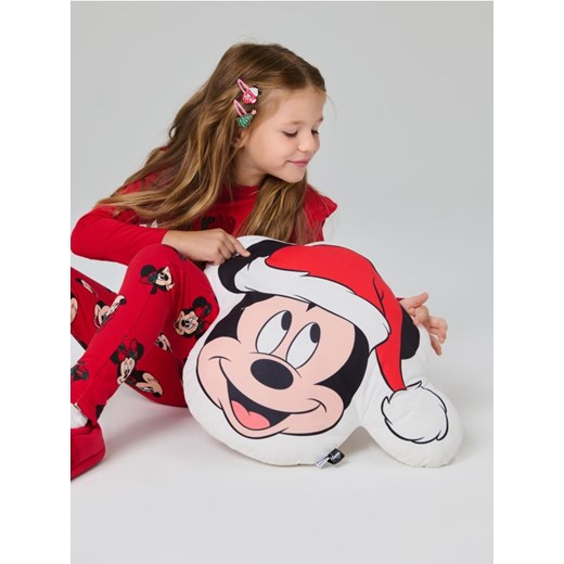 Sinsay - Poduszka w kształcie głowy Mickey Mouse z czapką Świętego Mikołaja - biały ze sklepu Sinsay w kategorii Poduszki dla dzieci - zdjęcie 187200296