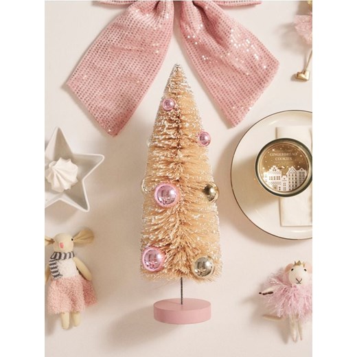 Sinsay - Świąteczna dekoracja stojąca - różowy ze sklepu Sinsay w kategorii Dekoracje bożonarodzeniowe - zdjęcie 187200409