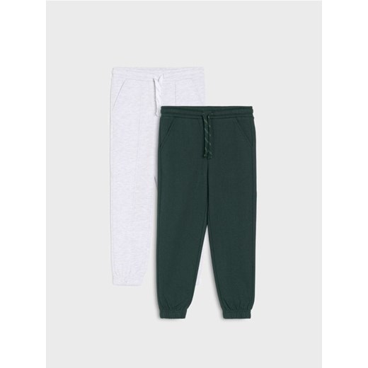 Sinsay - Spodnie loose 2 pack - szary ze sklepu Sinsay w kategorii Spodnie dziewczęce - zdjęcie 187200468