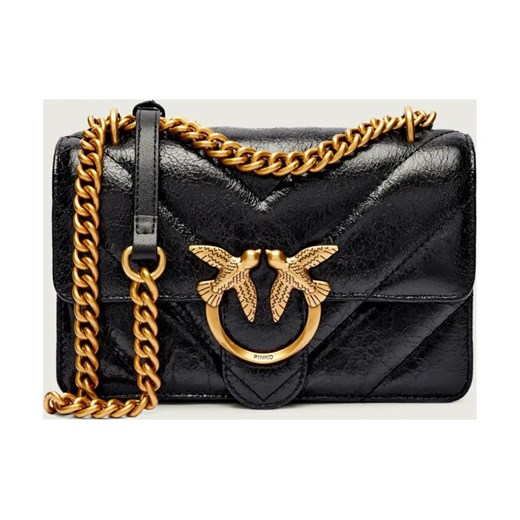 Pinko Skórzana torebka na ramię LOVE ONE MINI DC ze sklepu Gomez Fashion Store w kategorii Listonoszki - zdjęcie 187200565