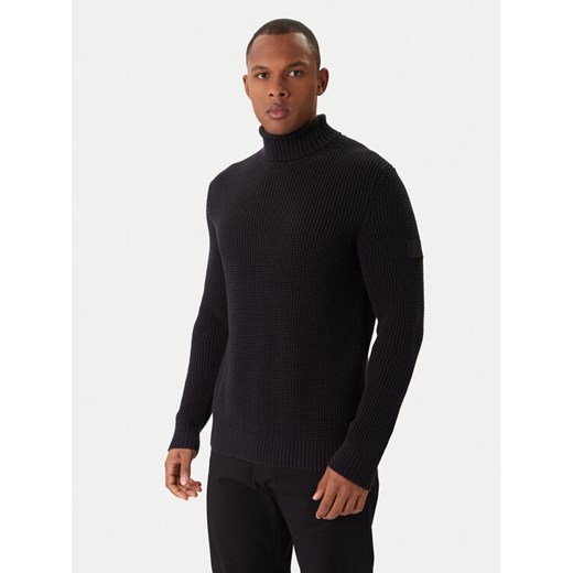 JOOP! Jeans Golf Hollio 30048179 Czarny Modern Fit ze sklepu MODIVO w kategorii Swetry męskie - zdjęcie 187201246