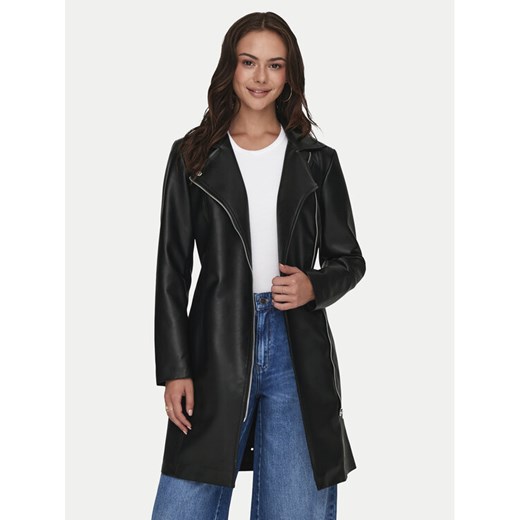 JDY Kurtka z imitacji skóry Yetta 15328148 Czarny Regular Fit ze sklepu MODIVO w kategorii Kurtki damskie - zdjęcie 187201275