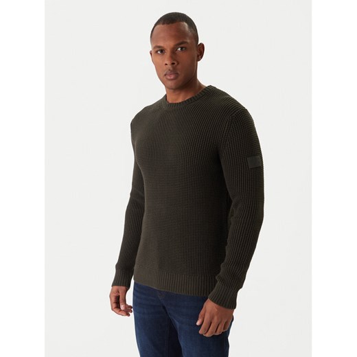 JOOP! Jeans Sweter Harono 30047662 Zielony Modern Fit ze sklepu MODIVO w kategorii Swetry męskie - zdjęcie 187201305