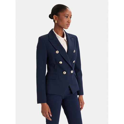 Rinascimento Marynarka CFC0126227003 Granatowy Slim Fit ze sklepu MODIVO w kategorii Marynarki damskie - zdjęcie 187201335