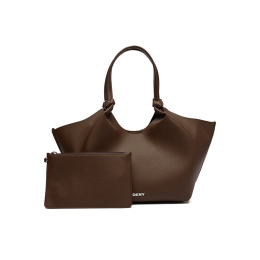 DKNY Torebka R42BAE49 Brązowy ze sklepu MODIVO w kategorii Torby Shopper bag - zdjęcie 187201336