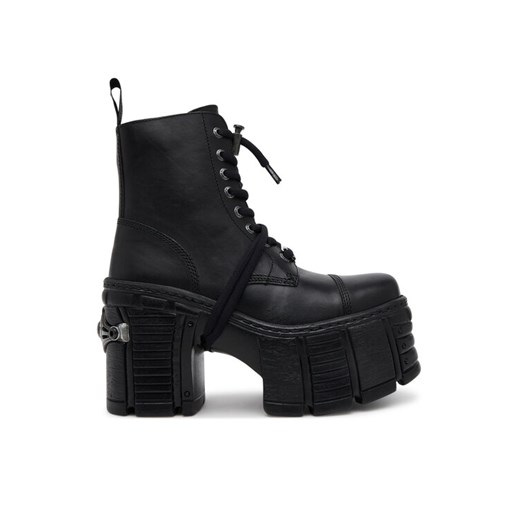NEW ROCK Trzewiki M-TM001-C4 Czarny ze sklepu MODIVO w kategorii Botki - zdjęcie 187201359
