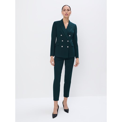 Mohito - Zielone spodnie cygaretki - zielony Mohito 32 wyprzedaż Mohito