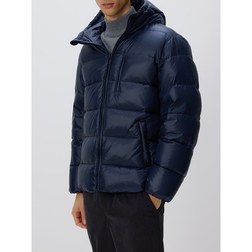 Reserved - Pikowana kurtka z puchem - granatowy ze sklepu Reserved w kategorii Kurtki męskie - zdjęcie 187202757