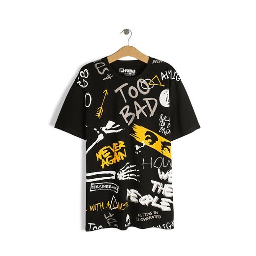 GATE Bawełniana koszulka z nadrukiem S ze sklepu gateshop w kategorii T-shirty męskie - zdjęcie 187202966