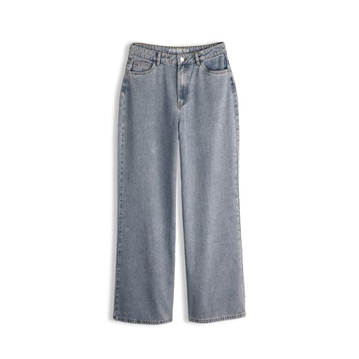GATE Basic jeansy z szerokimi nogawkami 32 ze sklepu gateshop w kategorii Jeansy damskie - zdjęcie 187203128