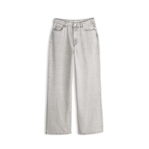 GATE Basic jeansy z szerokimi nogawkami 32 ze sklepu gateshop w kategorii Jeansy damskie - zdjęcie 187203129