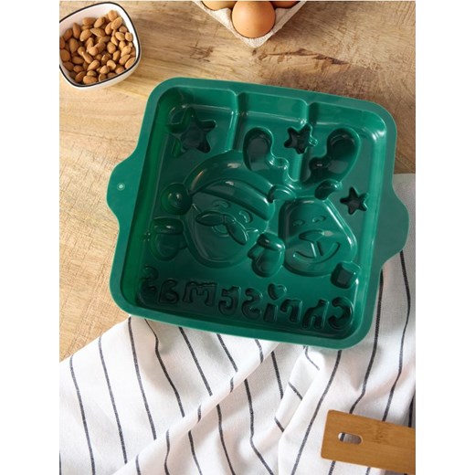 Sinsay - Świąteczna forma do pieczenia z silikonu - zielony ze sklepu Sinsay w kategorii Akcesoria do pieczenia - zdjęcie 187203977