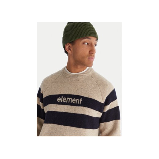 Element Sweter 2000s RIB CR ELYSW00128 Beżowy Regular Fit Element XL MODIVO