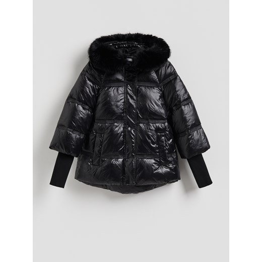 Reserved - Pikowana kurtka - czarny ze sklepu Reserved w kategorii Kurtki damskie - zdjęcie 187204598