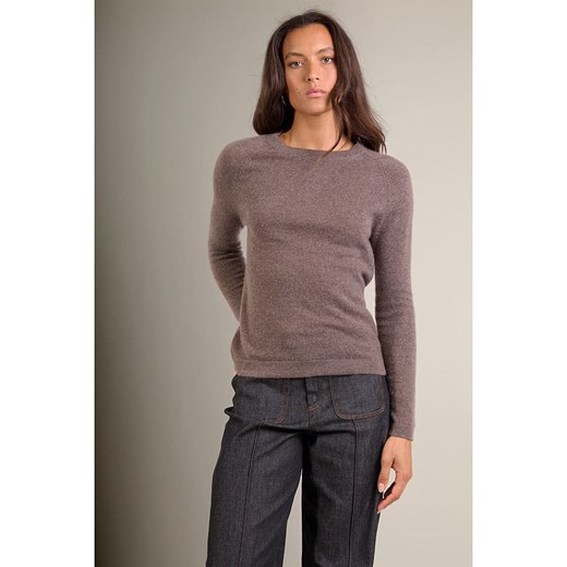 Perfect Cashmere Kaszmirowy sweter &quot;Whitney&quot; w kolorze szarobrązowym Perfect Cashmere L Limango Polska okazyjna cena