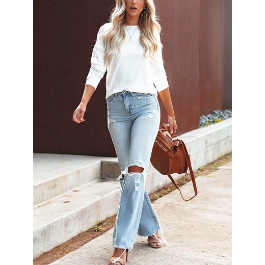 LA Angels Bluza w kolorze białym La Angels M okazja Limango Polska