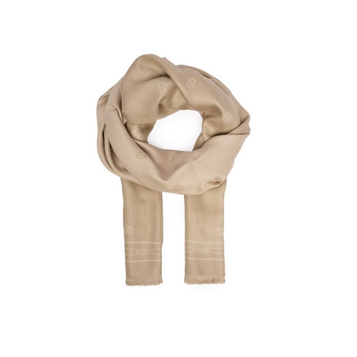 Szal BOSS Yllie 50535789 Beżowy ze sklepu eobuwie.pl w kategorii Szaliki i chusty damskie - zdjęcie 187204899