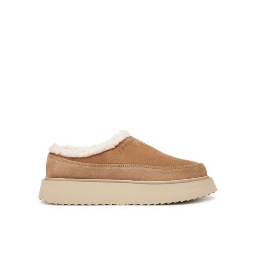 Śniegowce Inuikii Classic Micro 1014.026.0021 Beżowy ze sklepu eobuwie.pl w kategorii Klapki damskie - zdjęcie 187204926