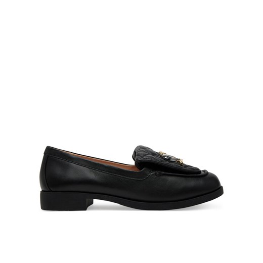 Loafersy LOVE MOSCHINO JA10032G1MIE0000 Czarny ze sklepu eobuwie.pl w kategorii Lordsy damskie - zdjęcie 187204975
