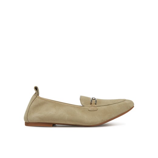 Loafersy Unisa Bairon Ks Zielony ze sklepu eobuwie.pl w kategorii Lordsy damskie - zdjęcie 187205017