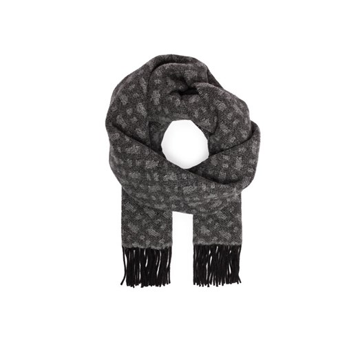 Szalik BOSS Rubeny 50527955 Szary ze sklepu eobuwie.pl w kategorii Szaliki męskie - zdjęcie 187205056