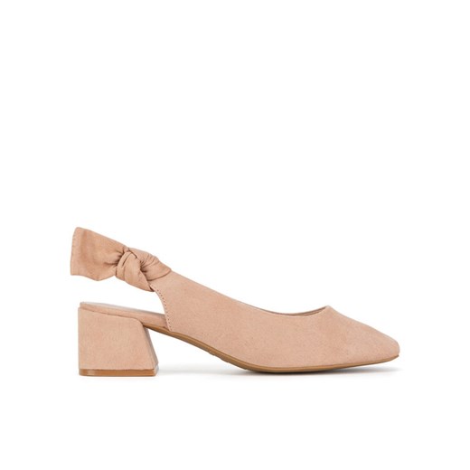 Czółenka Clara Barson LH2002-2 Beżowy ze sklepu eobuwie.pl w kategorii Sandały damskie - zdjęcie 187205167