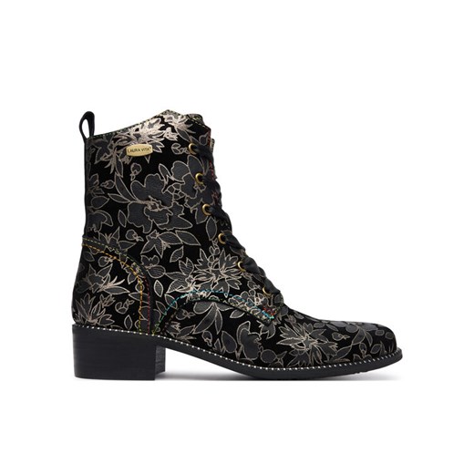 Trzewiki Laura Vita Emcmao 26 Czarny ze sklepu eobuwie.pl w kategorii Botki - zdjęcie 187205186