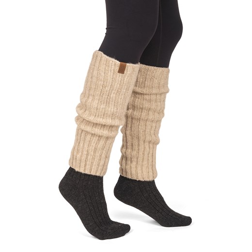 Skarpety ocieplacze Vivisence 7301 beżowy ze sklepu kontri.pl w kategorii Skarpetki damskie - zdjęcie 187206937