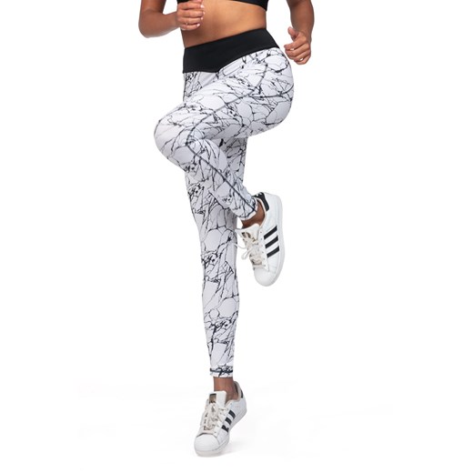 Legginsy fitness Reviver L9032/0 biały ze sklepu kontri.pl w kategorii Spodnie damskie - zdjęcie 187206975