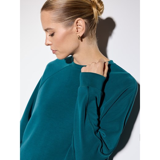 Mohito - Bluza z modalem - zielony ze sklepu Mohito w kategorii Bluzki damskie - zdjęcie 187207235