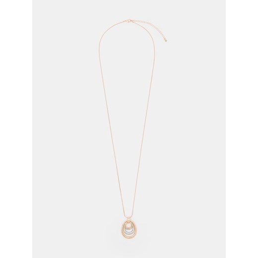 Mohito - Długi naszyjnik z zawieszką - złoty ze sklepu Mohito w kategorii Naszyjniki - zdjęcie 187207506